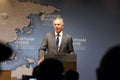 Former British Prime Minister Tony Blair, speaking at the Chatham House think-tank