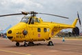 Former British Royal Air Force (RAF) Westland WS-55 Whirlwind rescue helicopter on the tarmac