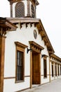 Neoclassical architecture of the old Ferrocacrril building in CopiapÃÂ³, Chile