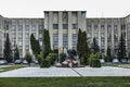 The former Building of the Railway Directorate in Chelm in Poland Royalty Free Stock Photo