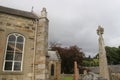 The former church of Moulin and old graveyard, Highlands of Scotland, UK. Royalty Free Stock Photo