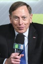 Former CIA Director and retired US General David H. Petraeus speaks at a special event of the Kyiv Security Forum, Kyiv