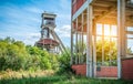 Former coal mine site in Belgium. Royalty Free Stock Photo