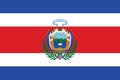 Flag of Costa Rica between 1848 and 1906