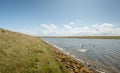 Former Dutch estuary as seen from the dike