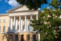 Former estate of the 19th century Russian merchant Ivan Batashev now housing City Clinical Hospital or Yauza Hospital in Moscow