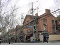 20 March 2019 - People walking through the silent Street of Famous Former French Concession area in Shanghai, China