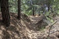 World War One trenches at Gallipoli in Turkey.