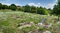 Remains of the former German concentration camp Plaszow