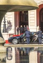 Former german president christian wulff leaves the celebration o