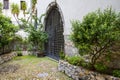 Herb Garden of the Church of Saint John of PrÃÂ¨, Genoa, Liguria, Italy,