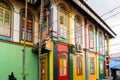 Former House of Tan Teng Niah in Singapore, colorful chinese villa in Little India District