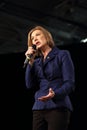 Former HP exec Carly Fiorina during campaign speech