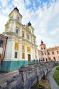 Former Jesuit College in Kremenets town (Ukraine). Royalty Free Stock Photo