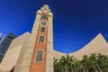 Former Kowloon-Canton Railway Clock Tower Royalty Free Stock Photo