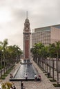 Former Kowloon-Canton Railway Clock Tower, Kowloon, Hong Kong, China Royalty Free Stock Photo