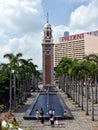 Former Kowloon-Canton Railway Clock Tower in Tsim Sha Tsui Royalty Free Stock Photo