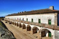 Former military barracks in Almeida historical village Royalty Free Stock Photo