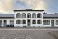 Former military barracks and armory of 19th century. Zurich, Switzerland