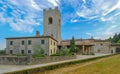 The former monastery of Badia a Coltibuono in Chianti - Tuscany Royalty Free Stock Photo