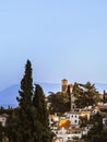 The former Moorish residential district of Albaicin in Granada, Andalusia, Spain