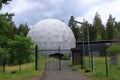 Former nato f20 satellite ground station satcom in pleisweiler-oberhofen near bad bergzabern in the palatinate in germany Royalty Free Stock Photo