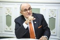 Former New York CIty Mayor Rudy Giuliani during visit to Kyiv, Ukraine. November 2017 Royalty Free Stock Photo