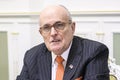 Former New York CIty Mayor Rudy Giuliani during visit to Kyiv, Ukraine. November 2017