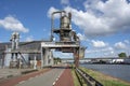 Former oil mill in Utrecht, on the banks of the AmsterdamÃ¢â¬âRhine Canal Royalty Free Stock Photo