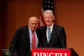 Former President Bill Clinton and John Dingell Royalty Free Stock Photo