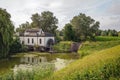 Former pumping station De Oude Horn located on the Culemborgse Vliet in Acquoy Royalty Free Stock Photo