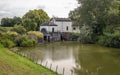 Former pumping station De Oude Horn located on the Culemborgse Vliet in Acquoy Royalty Free Stock Photo