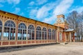 Former railway station. Haapsalu, Estonia Royalty Free Stock Photo