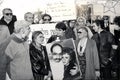 Former Refuseniks Yosef Begun and Ida Nudel Demonstrate for Pollard in Jerusalem in 1988