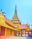 The former residence of Burmese monarchy, Mandalay, Myanmar Royalty Free Stock Photo