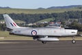 Former Royal Australian Air Force RAAF Commonwealth Aircraft Corporation CA-27 North American F-86 Sabre jet aircraft flying