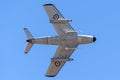 Former Royal Australian Air Force RAAF Commonwealth Aircraft Corporation CA-27 Sabre jet aircraft.