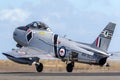 Former Royal Australian Air Force RAAF Commonwealth Aircraft Corporation CA-27 Sabre jet aircraft.