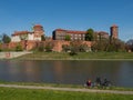 The former Royal residence of Polish monarchy, Wawel Castle, Krakow, Poland.