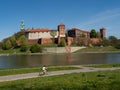 The former Royal residence of Polish monarchy, Wawel Castle, Krakow, Poland.