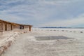 Former salt hotel on salt plain Salar de Uyuni