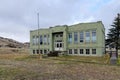 Former school building in Antelope Oregon in the Wasco County community Royalty Free Stock Photo