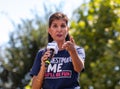 Former South Carolina Governor and Republican Presidential Candidate Nikki Haley Speaking at the Iowa State Fair in Des Moines,