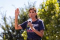 Former South Carolina Governor and Republican Presidential Candidate Nikki Haley Speaking at the Iowa State Fair in Des Moines,