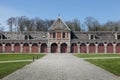 Former stables at Vaux-Le-Vicomte palace. Chateau de Vaux-le-Vicomte (1661) - baroque French Palace