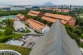 Former steel foundry, now Parque Fundidora Foundry Park in Monterrey, Mexi Royalty Free Stock Photo