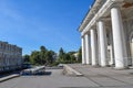 The former stock exchange building in Leningrad