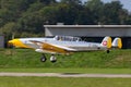 Former Swiss Air Force F+W C-3605 Schlepp target towing aircraft HB-RDB used to train pilots in aerial gunnery