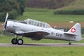 Former Swiss Air Force North American T-6 World War II training aircraft