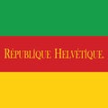 Flag of the Helvetic Republic between 1798 and 1803